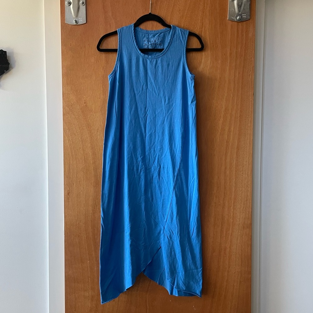 Frank and Eileen Asymmetrical Midi Dress